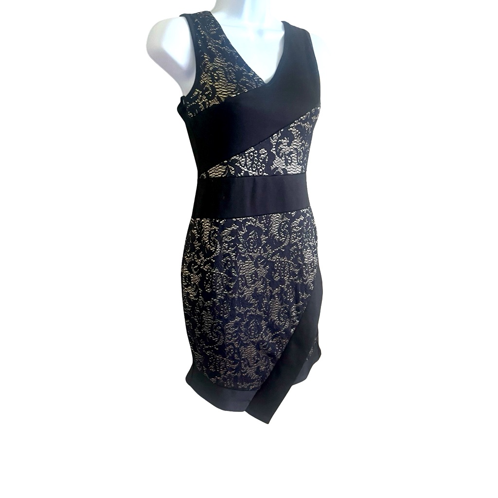 Stunning Black Midi Length Dress